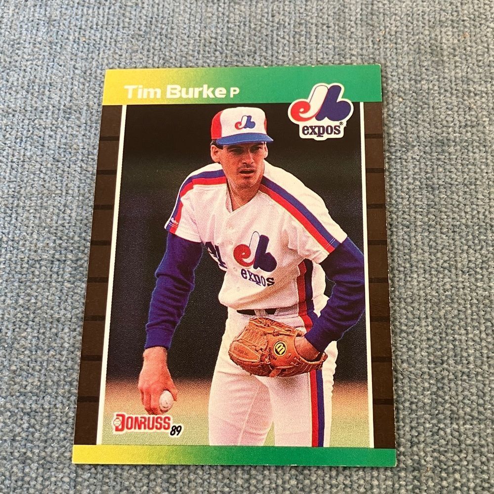 1989 Donruss Montreal Expos Baseball Card Trading Card